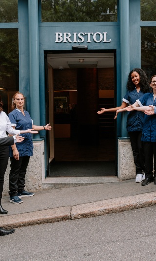 hotel bristol zurich team welcome